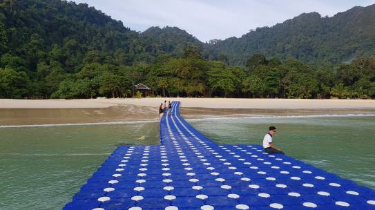 Buoy Crab Island Jigsaw Sea, Myanmar.