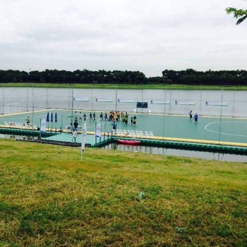 Floating Futsal Field in Nong Bon Bueng