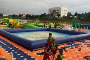 Water park fair in Korat Province