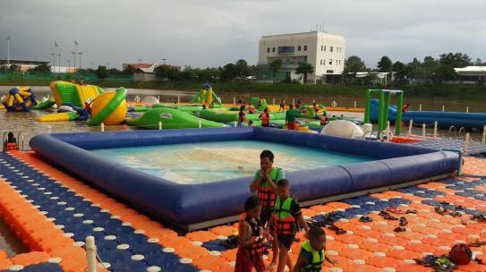 Water park fair in Korat Province